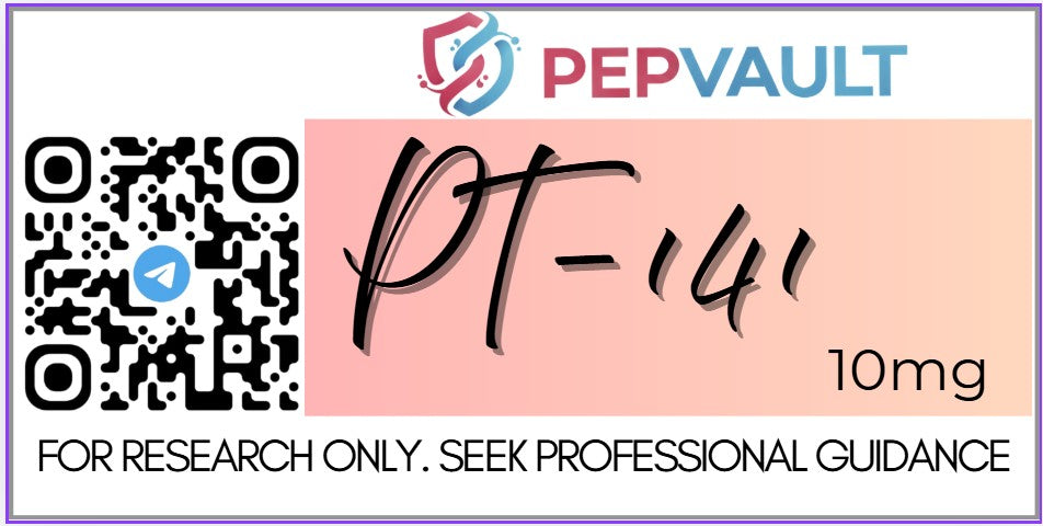 Pepvault PT141 PT-141 10MG Compound and BWtr Only