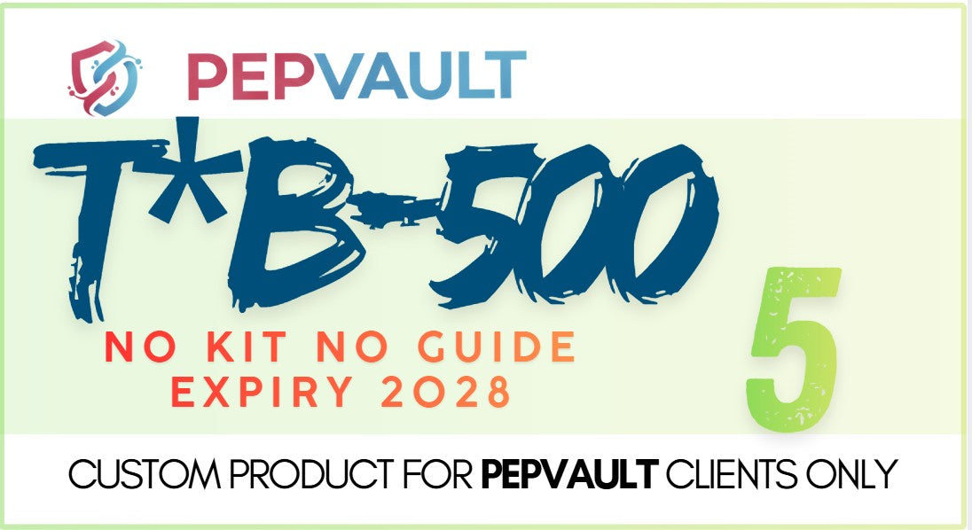 Pepvault TB-500 5MG Compound and BacWat Only