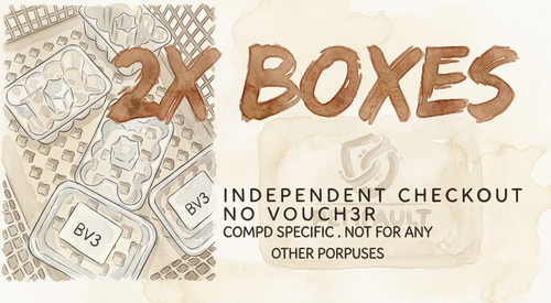 2x Soapism Empty boxes. XX CO W/ other prods